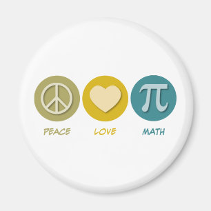 Íman Peace Love Math