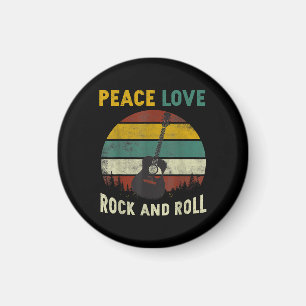 Íman Peace Love & Rock & Roll Guitar Player V