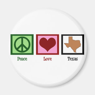 Íman Peace Love Texas