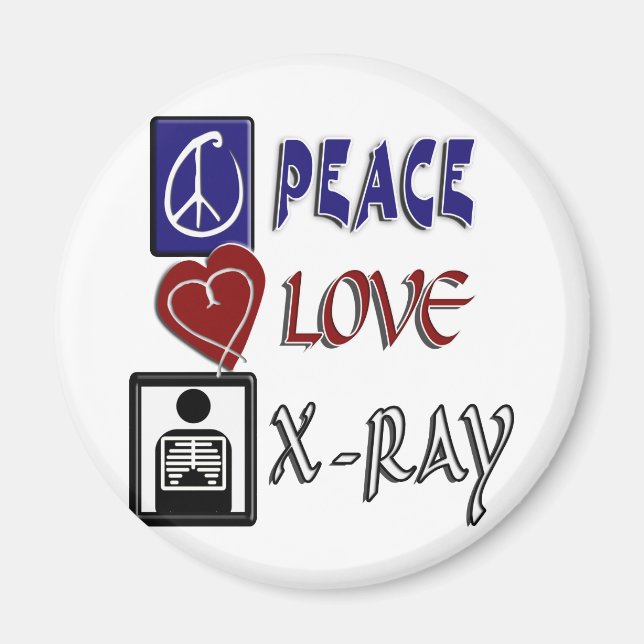 ÍMAN PEACE LOVE XRAY (Frente)