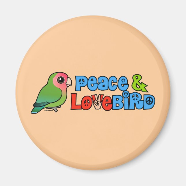 Íman Peace & Lovebird (Frente)