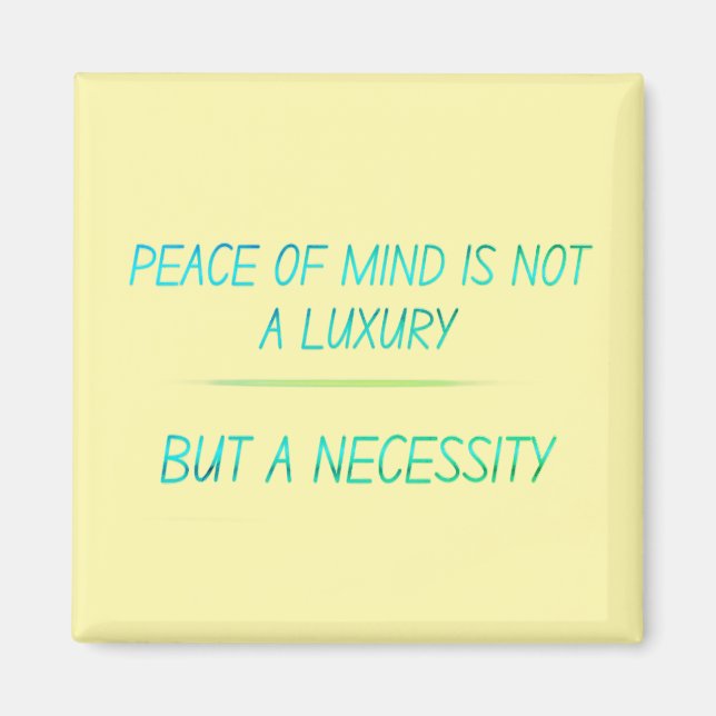 Íman Peace of mind (Frente)