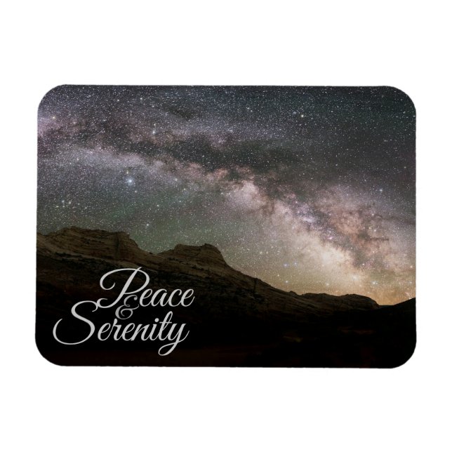 Íman Peace & Serenity Mountain Night Sky (Horizontal)