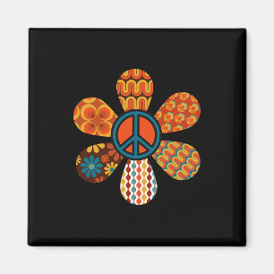 Íman PEACE SIGN LOVE 60s 70s Groovy Hippie Costume Hall