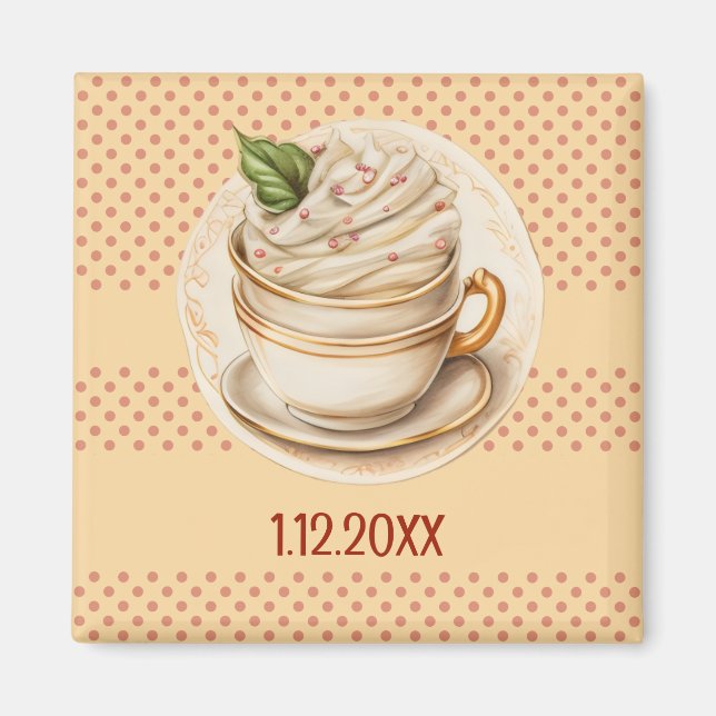 Íman Peach de pontos (Frente)