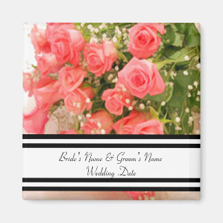 Íman Peach Rosa Favor Magnet Modelo