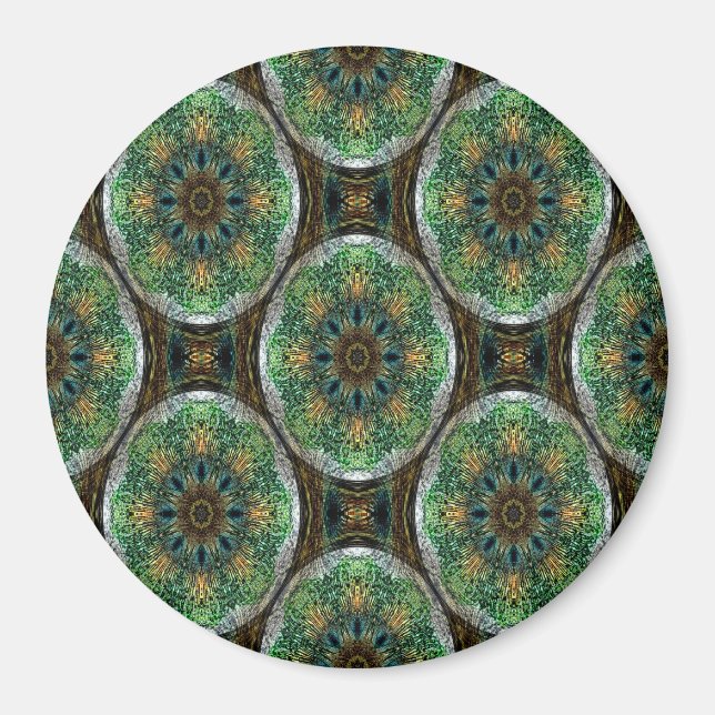 Íman Peacock Feather Mandala..... (Frente)