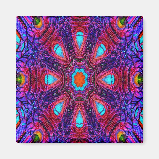 Íman Peacock Mandala.... (Frente)