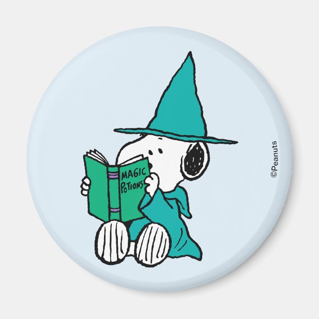 Íman Peanuts Snoopy Poções Mágicas Halloween (Frente)