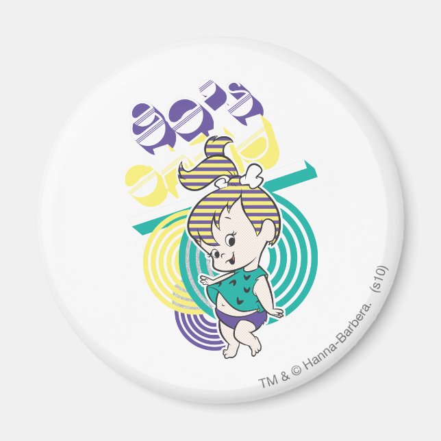 Íman PEBBLES™ anos 80 Child (Frente)