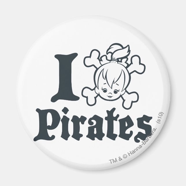 Íman PEBBLES™ O Pirata (Frente)