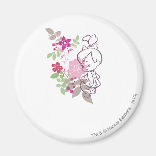 Íman PEBBLES™ Uma Cutie Nas Flores