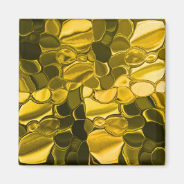 Íman Peças amarelas ou douradas parecem ouro-metal