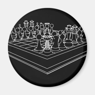 Íman Peças de xadrez e de xadrez: