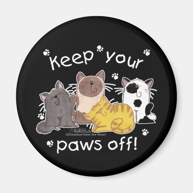 Íman Peças Desligadas! (Gatos) (Frente)