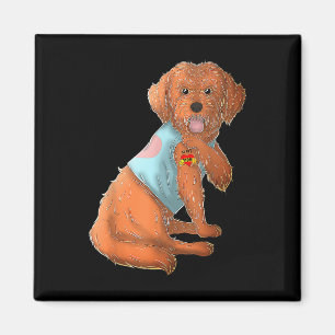 Íman Peço desculpa, adoro a mãe tatuagem Camiseta de cã