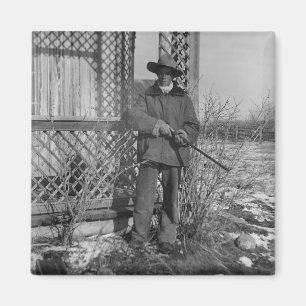 Íman Pecuarista Cowboy ou Fora da Lei Canadense do Velh