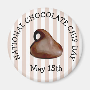 Íman Pedaços de chocolate dia ímã da comida do 15 de