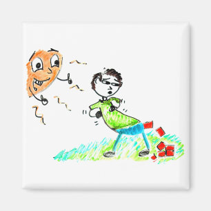 Íman Pedaços  Sun Thumbs até Man Pooping Bricks