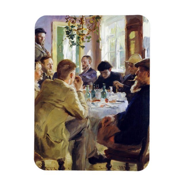 Íman Peder Severin Kroyer - Hora do almoço (Vertical)