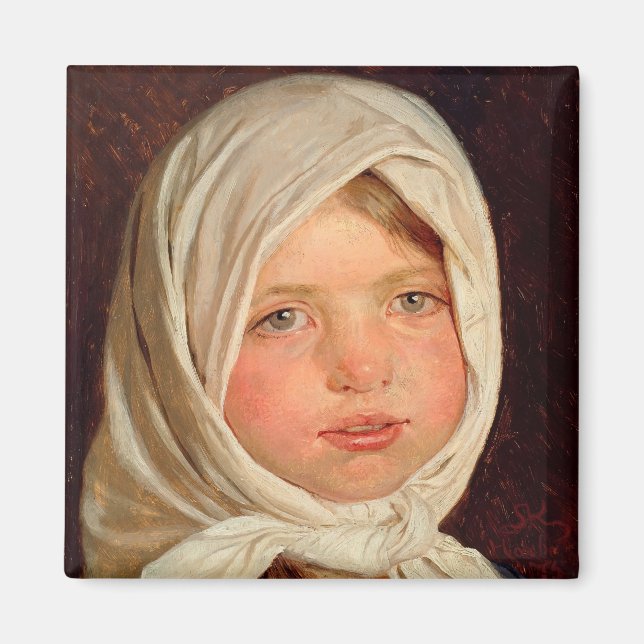 Íman Peder Severin Kroyer - Menina de Hornbaek (Frente)