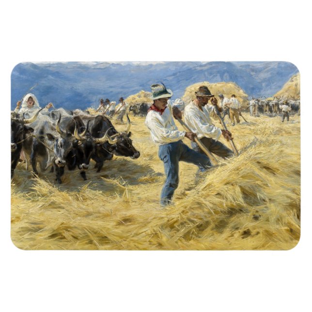 Íman Peder Severin Kroyer - Threshing in the Abruzzi (Horizontal)