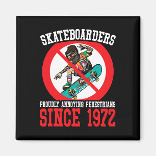 Íman Pedestres Irritantes Skate Skateboard Skate