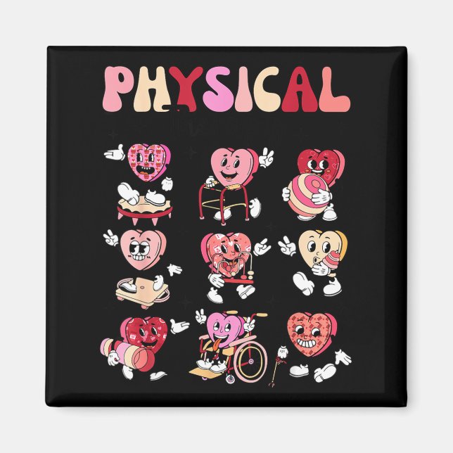 Íman Pediatric Physical Therapy Pt Pta Happy Valentine' (Frente)