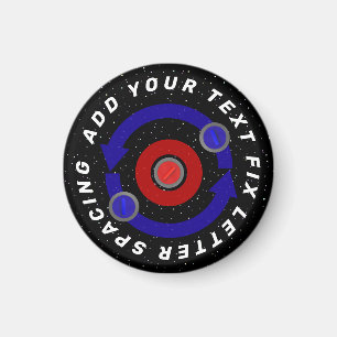 Íman Pedra Curling rolando como a órbita da Terra