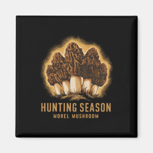 Íman Pedra de caça Engraçado Morel Mushroom Foraging