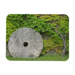 Íman Pedra de moagem, Castelo Banfi na região da Toscan