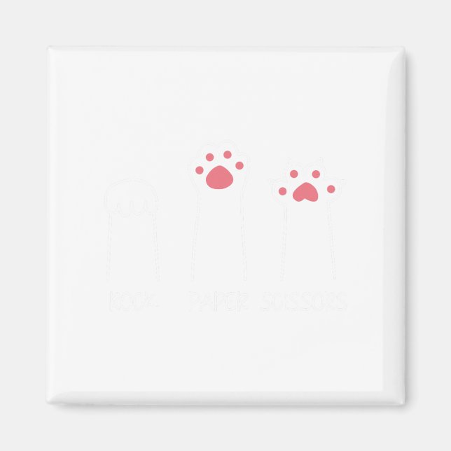 Íman Pedra de Papel de Pedra Caça-Mão (Frente)