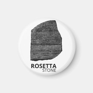 Íman Pedra de Roseta: Língua Hieróglifa do Antigo Egito