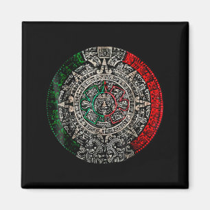 Íman Pedra do Sol do Calendário Asteca Arte Mexicana Es