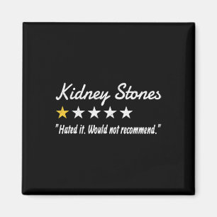 Íman Pedras 1 estrela Revisão Raios Pedras dos Rins Doe