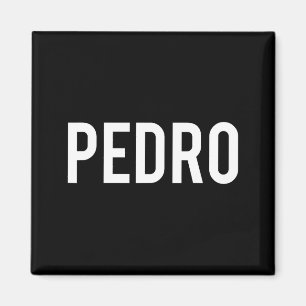 Íman Pedro - Camiseta de Presente para Fã de Nome Diver