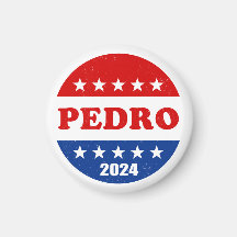 Pedro Eleitor Button 2024 Eleições EUA
