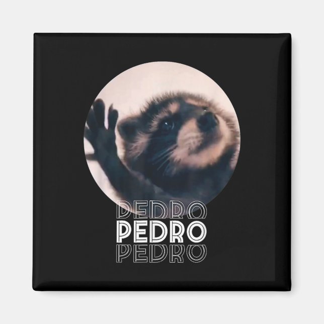 Íman Pedro Racoon Dance Popular Internet Memache D (Frente)