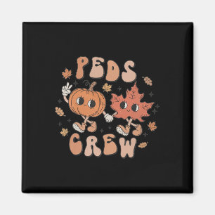 Íman PEDS Pumpkin Ação de Graças Queda Nurs Pediátricos