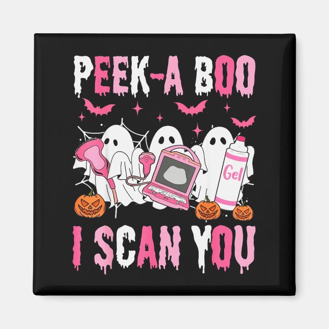 Íman Peek A Boo I Scan You Soky Sonographer Ultrasound  (Frente)