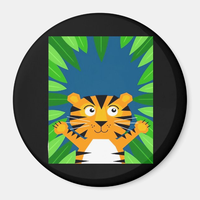 Íman Peekabo Tiger (Frente)