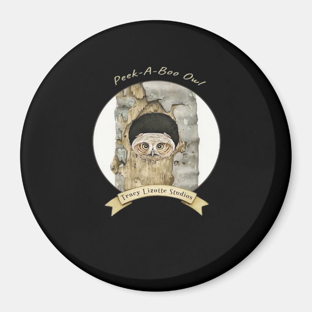 Íman Peekaboo Meme Design Para Halloween (Frente)