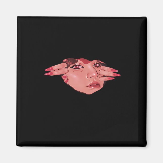 Íman Peekaboo - Sloth Design Vibes (Frente)