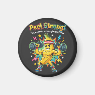 Íman Peel Strong! – Motivação para Academia de Banana