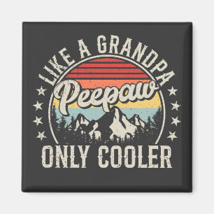 Íman Peepaw como um vovô apenas retro quadrado mais fri