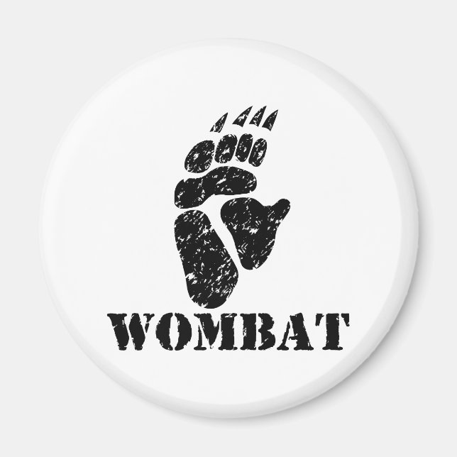 Íman Pegada de Wombat (Frente)