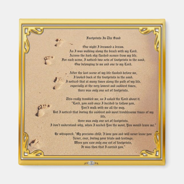 Íman Pegadas De Magnetos Nos Campeões Sand Sober (Frente)