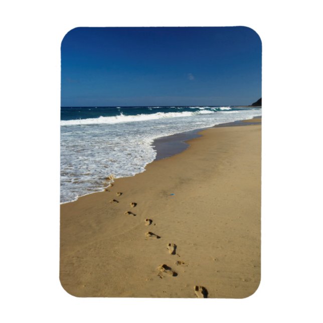 Íman Pegadas na Praia, Mabibi, Thongaland (Vertical)