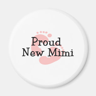Íman Pegadas novas orgulhosas do bebé Mimi