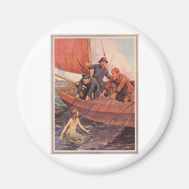 Íman Pegamos uma Sereia! Vintage (Frente)